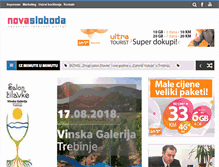 Tablet Screenshot of novasloboda.ba
